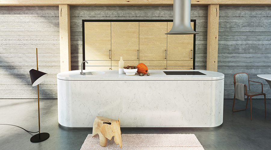 Столешница из камня Caesarstone Frosty Carrina