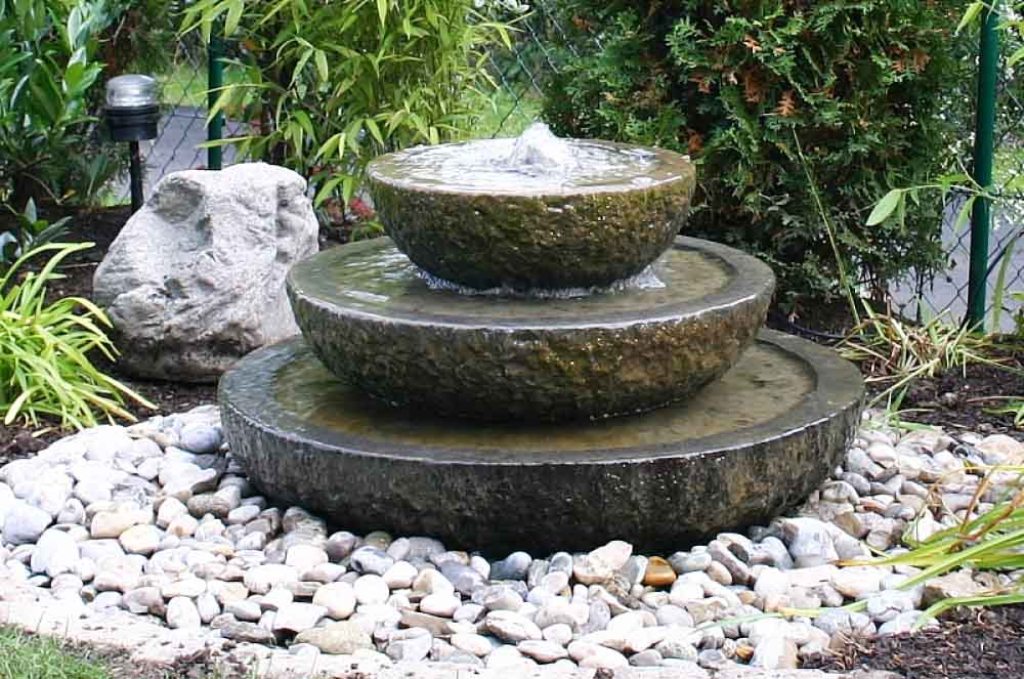 Сад камней с фонтаном - 54 фото